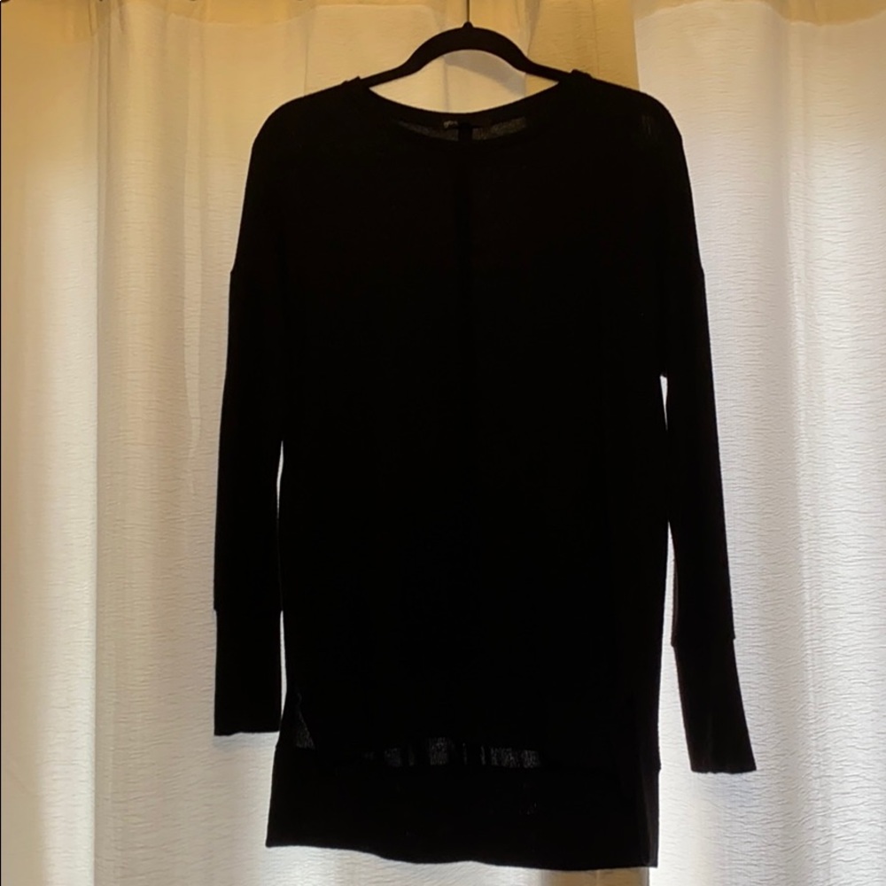 Gibson black sweater tunic